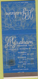Matchbook Cover - JP Graham Transfer trucking Rochester PA 30 Strike