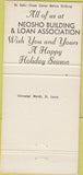 Matchbook Cover - Neosho Building Loan MO 30 Strike