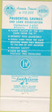 Matchbook Cover - Prudential Savings Loan San Gabriel CA 30 Strike