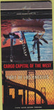 Matchbook Cover - Port of Los Angeles CA 30 Strike