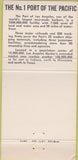Matchbook Cover - Port of Los Angeles CA 30 Strike