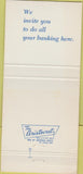 Matchbook Cover - State Bank of Fraser MI 30 Strike