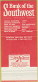 Matchbook Cover - Bank of the Southwest Houston TX 30 Strike