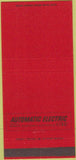 Matchbook Cover - Automatic Electric General Telephone 30 Strike