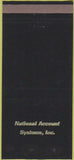 Matchbook Cover - National Account Systems Chicago IL WORN 30 Strike
