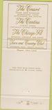 Matchbook Cover - Continental Plaza Chicago IL 30 Strike