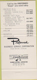 Matchbook Cover - Preferred Angels Disguise Temp Agency Oak Brook IL 30 Strike