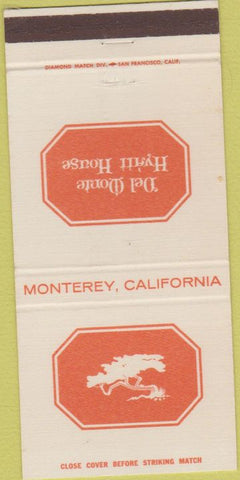 Matchbook Cover - Del Monte Hyatt House Monterey CA 30 Strike