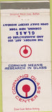 Matchbook Cover - Corning Glass Center Corning NY WEAR 30 Strike