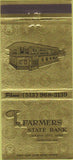 Matchbook Cover - Farmers State Bank Union City OH 30 Strike