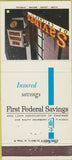 Matchbook Cover - First Federal Savings Chicago IL True Color WORN 30 Strike