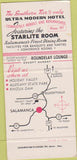 Matchbook Cover - Dudley Motor Hotel Salamanca NY True Color WEAR 30 Strike