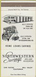 Matchbook Cover - Northwest Savings Loan San Rafael Mill Valley CA 30 Strike