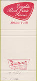 Matchbook Cover - First Trust Co Chattanooga TN 30 Strike