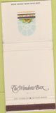 Matchbook Cover - The Window Box Hyatt WORN 30 Strike