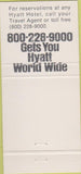Matchbook Cover - The Window Box Hyatt WORN 30 Strike