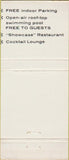 Matchbook Cover - Loew's Midtown Motor Inn New York City 30 Strike
