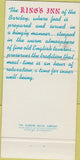 Matchbook Cover - The Barclay New York City 30 Strike