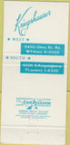 Matchbook Cover - Union League of Chicago IL WEAR 30 Strike