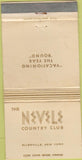 Matchbook Cover - Nevele Country Club Ellenville NY WEAR 30 Strike