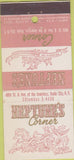 Matchbook Cover - Neptunes Corner New York City WEAR 21 Strike Feature