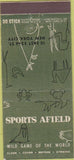 Matchbook Cover - Sports Afield Wild Game Restaurant New York City 30 Stick