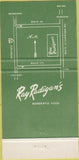 Matchbook Cover - Ray Radigan's Restaurant Kenosha WI 30 Strike
