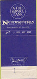 Matchbook Cover - Northwestern National Bank Brookings SD 30 Strike