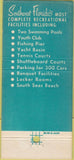 Matchbook Cover - Cape Coral Yacht Racquet Club FL 30 Strike