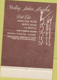 Matchbook Cover - Agostino's Italian Food Washington DC SAMPLE 40 Strike