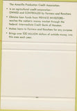 Matchbook Cover - Amarillo Production Credit TX Dumas SAMPLE 40 Strike
