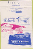 Matchbook Cover - Canal Furniture Providence RI 40 Strike