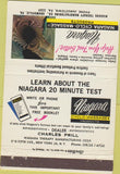Matchbook Cover - Niagara Cyclo Massage Jamestown Adamsville PA 40 Strike