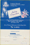 Matchbook Cover - Salon Orquidea Lamparas Quesada Santurce Puerto Rico 40 Strike