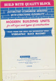Matchbook Cover - Edcon Blocks Edmonton AB concrete cinder blocks 40 Strike