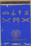Matchbook Cover - Camp Breckinridge KY military postcard WORN 40 Strike