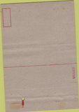 Matchbook Cover - US Navy Hospital Long Beach CA military postcard 40 Strike