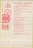 Matchbook Cover - First National Bank Winona MN 40 Strike