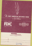 Matchbook Cover - First American National Bank ST Cloud MN 40 Strike