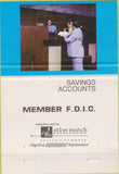 Matchbook Cover - Central Bank of Glendale CA 40 Strike