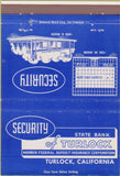 Matchbook Cover - State Bank of Turlock CA 40 Strike