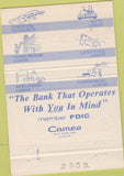 Matchbook Cover - Rockdale State Bank TX 40 Strike