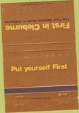Matchbook Cover - First Bank in Cleburne TX 40 Strike
