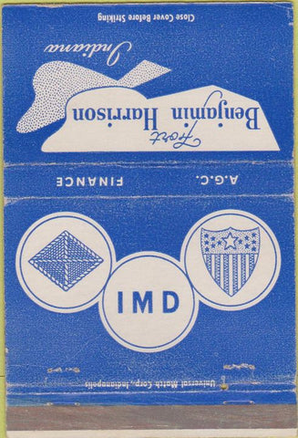 Matchbook Cover - Fort Benjamin Harrison IN WEAR 40 Strike