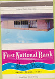 Matchbook Cover - First National Bank Grand Prairie TX 40 Strike