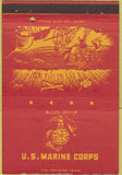 Matchbook Cover - US Marine Corps military postcard WEAR 40 Strike