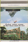 Matchbook Cover - Copeland's Canvas Awnings Washington DC 40 Strike