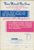 Matchbook Cover - Union Mutual Fire Insurance Montpelier VT 40 Strike