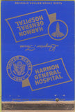 Matchbook Cover - Harmon General Hospital Longview TX postcard WORN 40 Strike