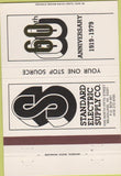 Matchbook Cover - Stadard Electric Supply Milwaukee WI 40 Strike